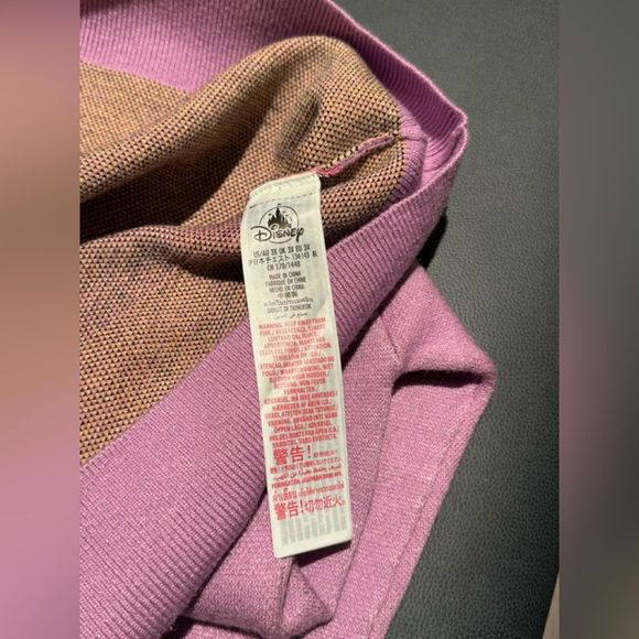 NWT Disney Parks Daisy Duck Flower Knit Pullover Sweatshirt Sweater Plus Size 3X - Picture 14 of 16